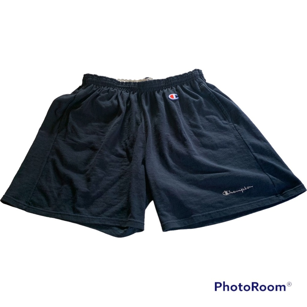 Champion Vintage 90s Embroidered Logo Shorts - Picture 2 of 6